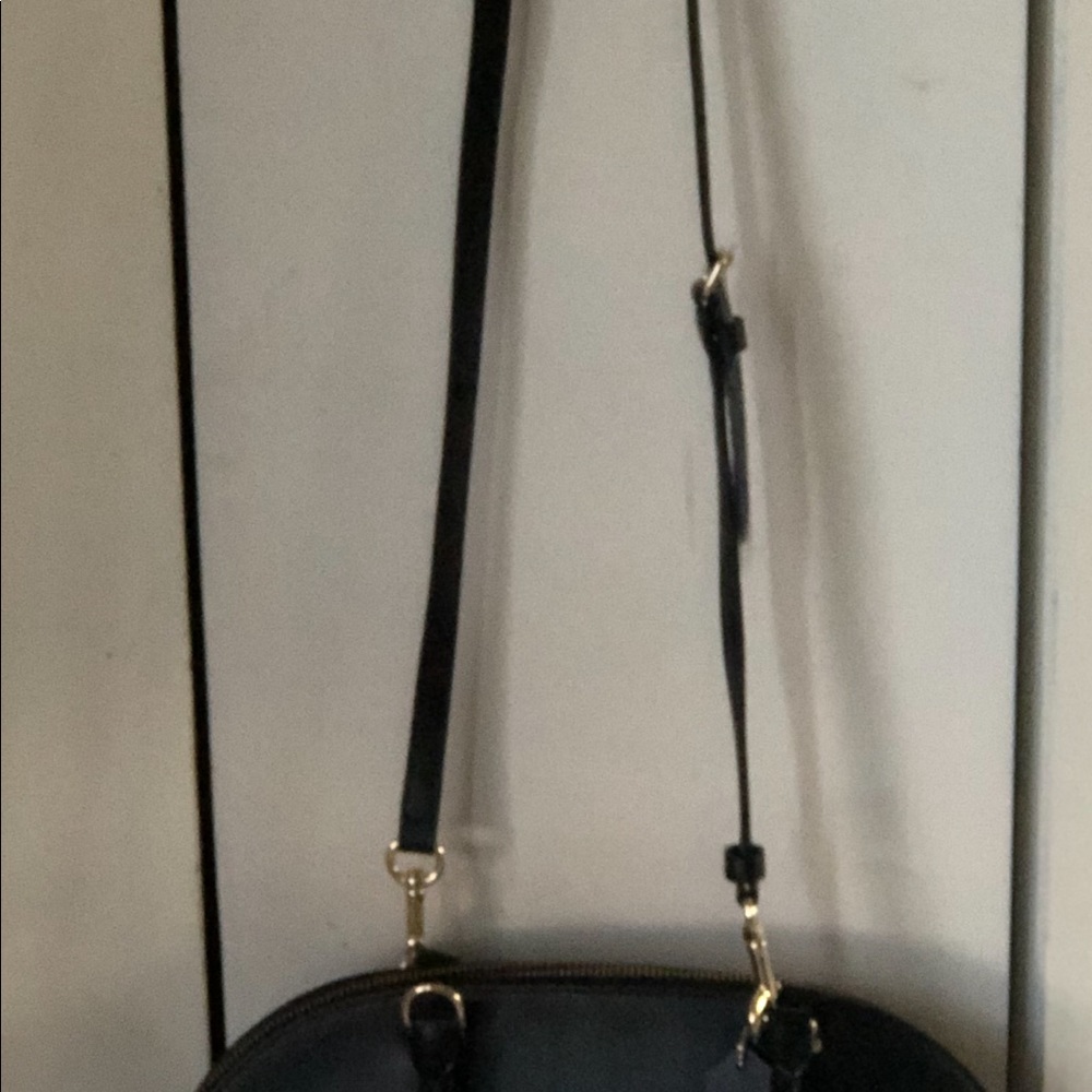 Coach black purse strap